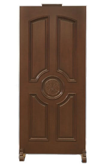 solid wood entry door decorative center panel EH411 MCD