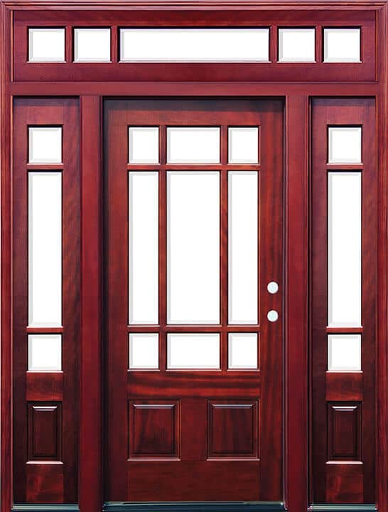 craftsman style wood entry door EH940 MCD