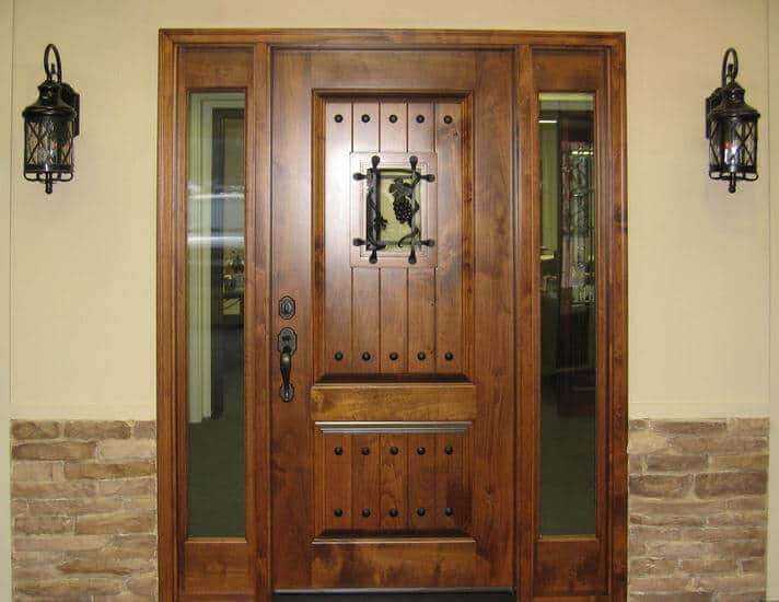 rustic speakeasy wood entry door EH1016 MCD