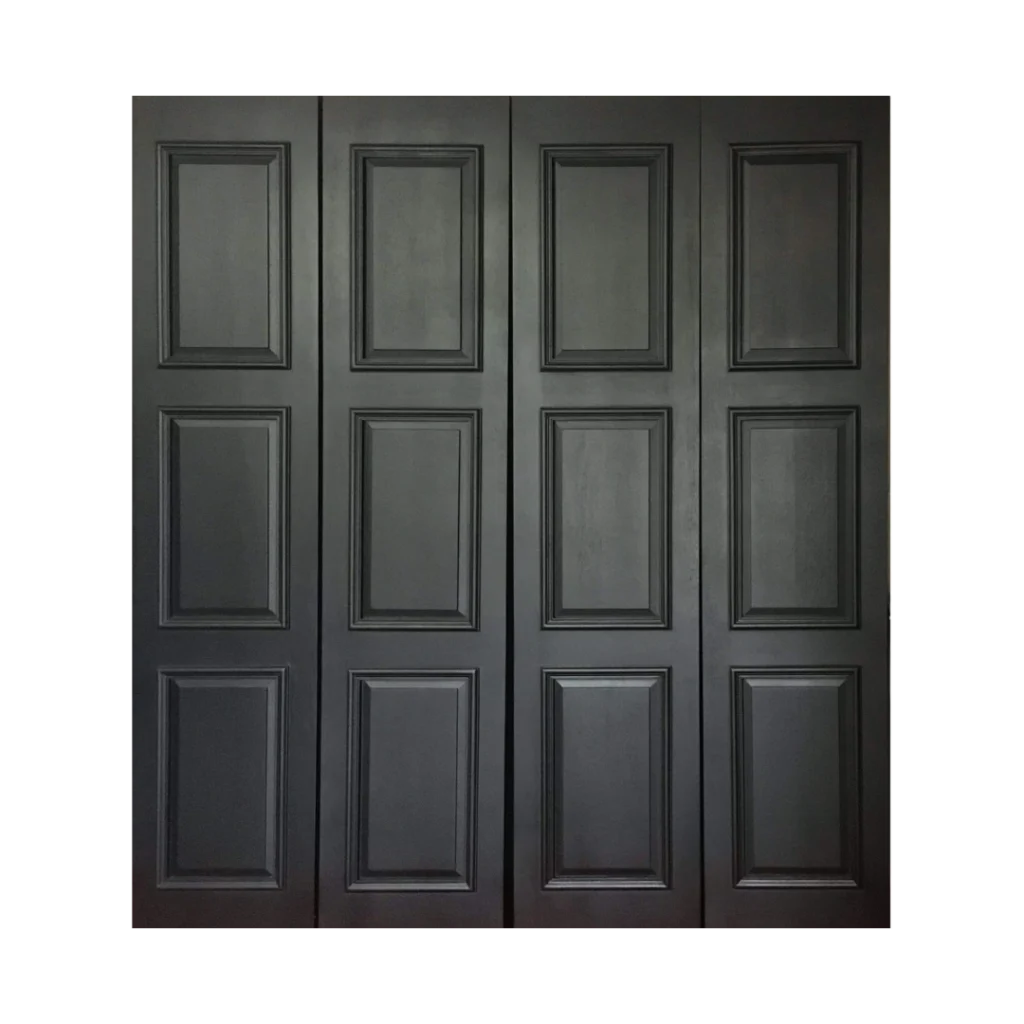 BP1000 bulletproof door with reinforced ballistic steel panels by Monarch Custom Doors MCD