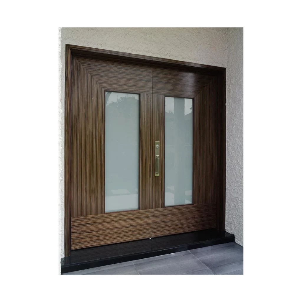 modern wood sliding glass door EH2035 MCD