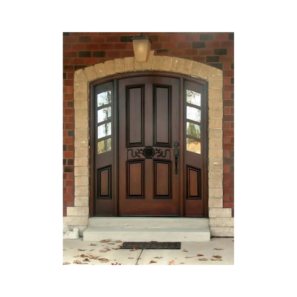classic arched wood entry door EH2072 MCD