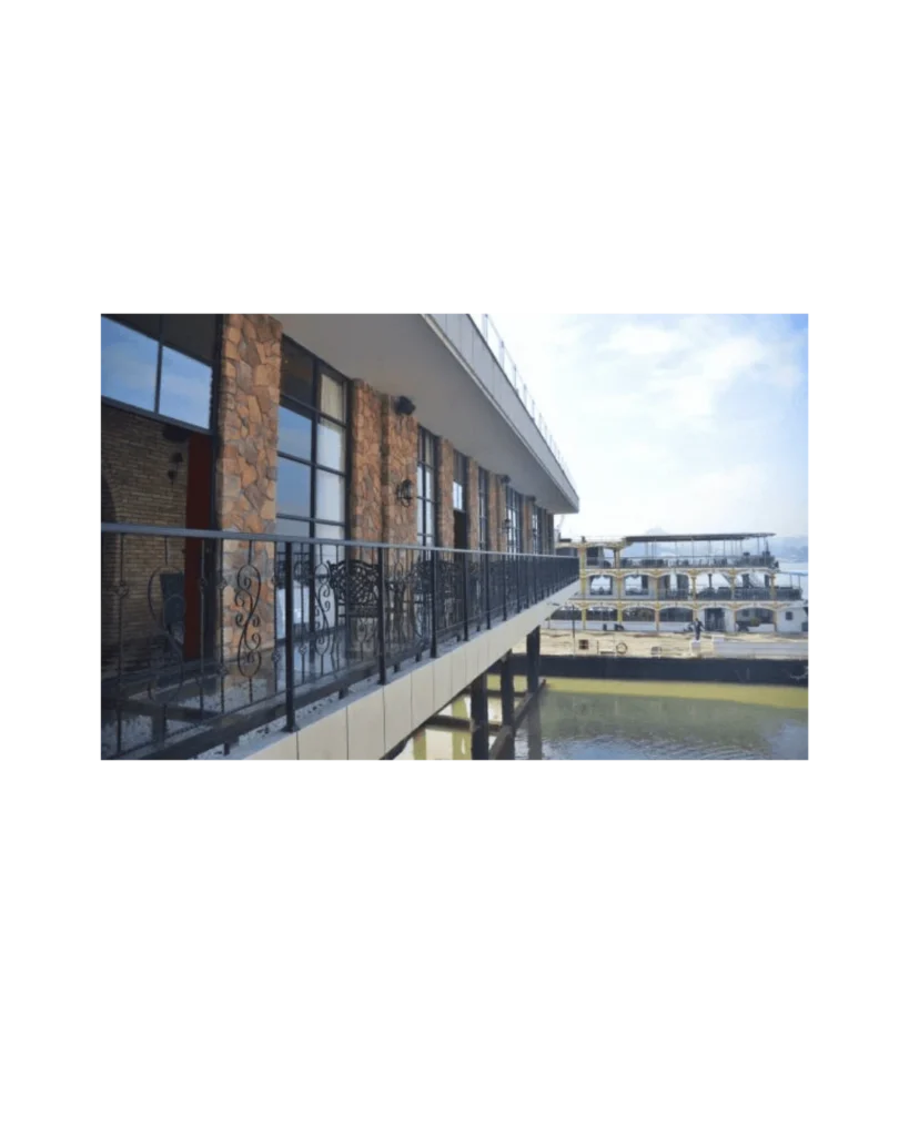 Wrought iron window with balcony railing design LW140 MCD Monarch Custom Doors
