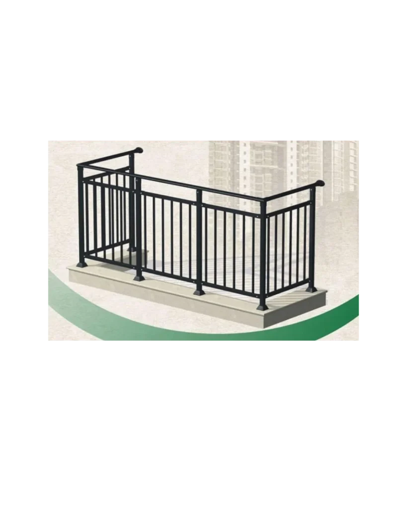 simple style wrought iron balcony railing BR6031 MCD modern exterior design