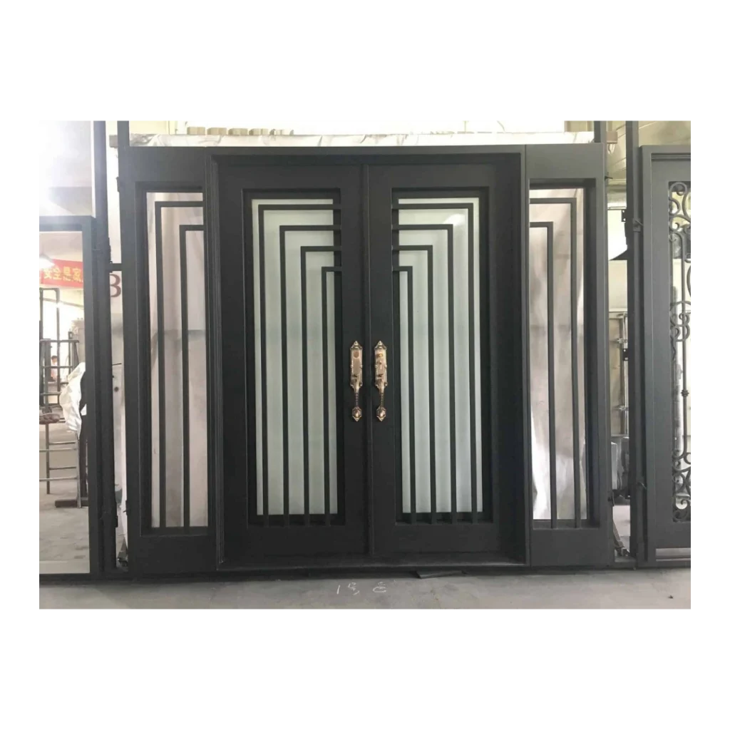 Art Deco wrought iron double door EL1231 MCD