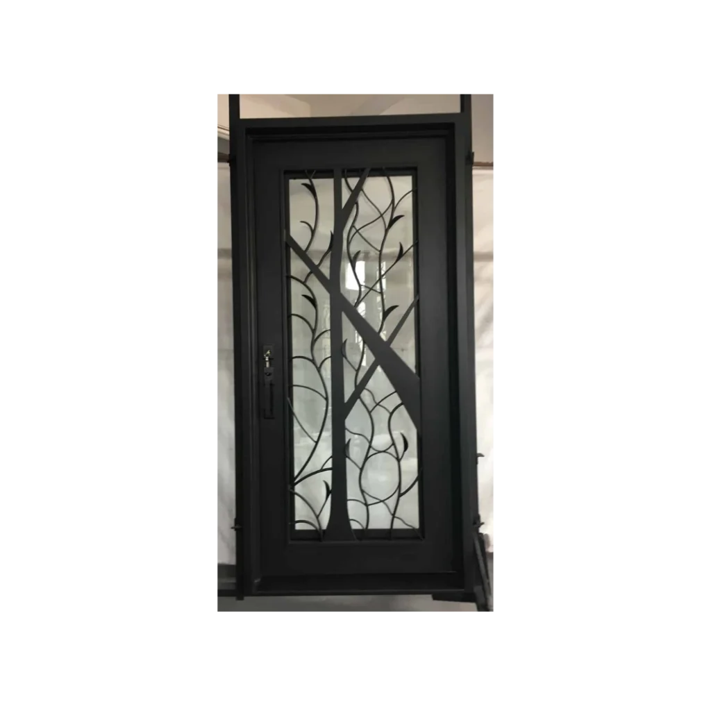 Artistic branch wrought iron door EL1233 MCD
